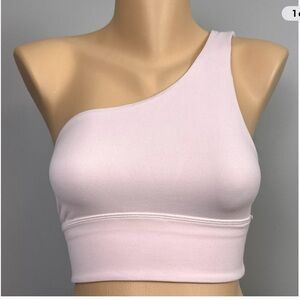 Lululemon Align Asymmetrical Bra Light Pink Size 6